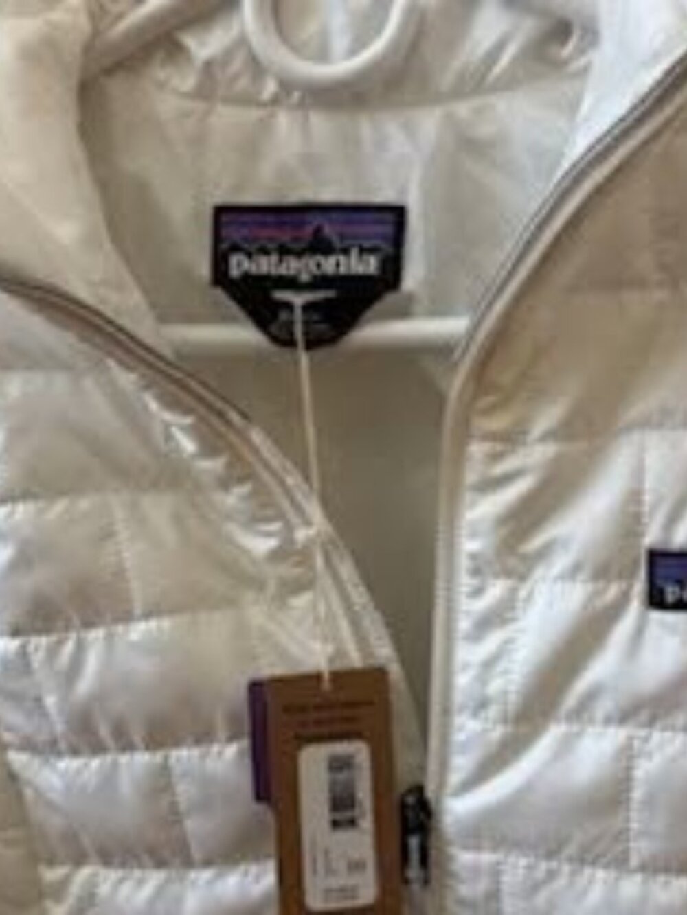 Patagonia Women's White Nano Puff Jacket - XS